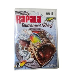Rapala‎ Tournament Fishing Nintendo Wii Activision CIB Complete With Manual W1